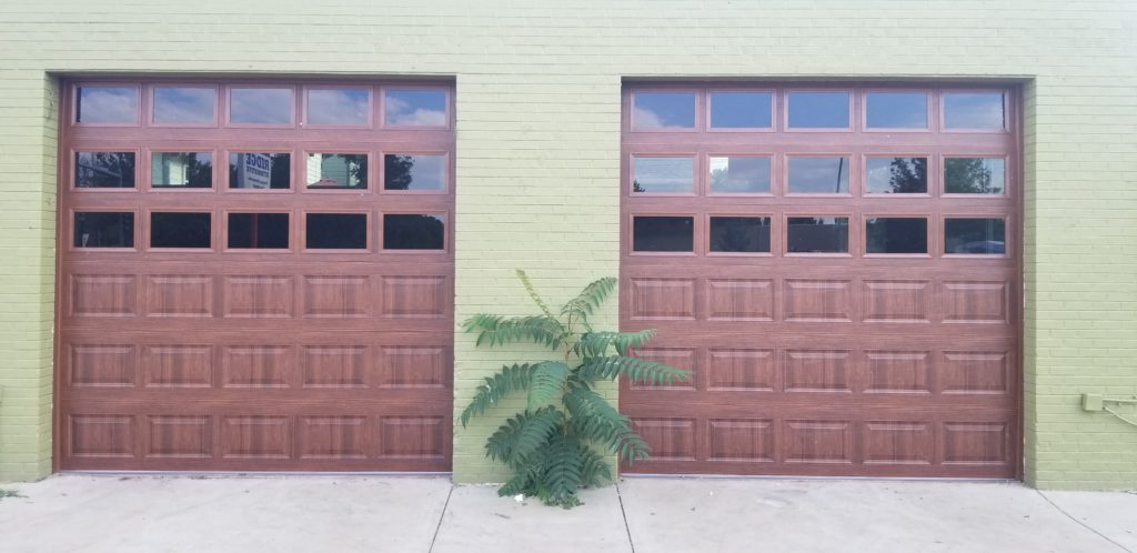 New 10 x 10 Garage Door After Installation