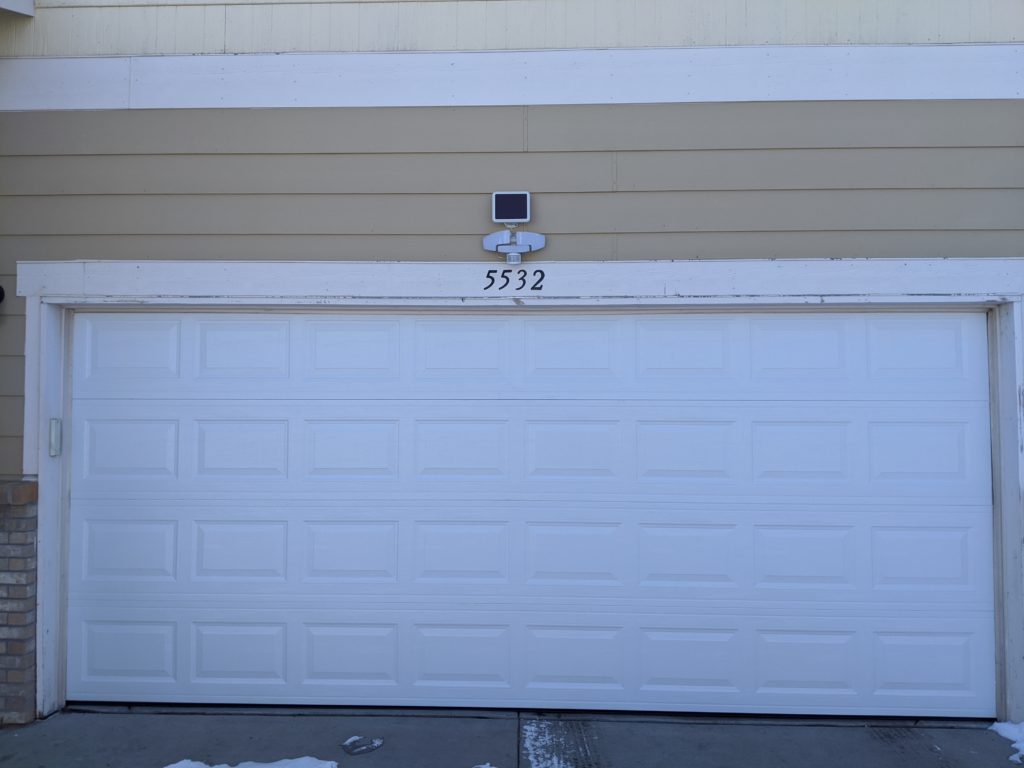 Garage Door Replaced After Car Collision